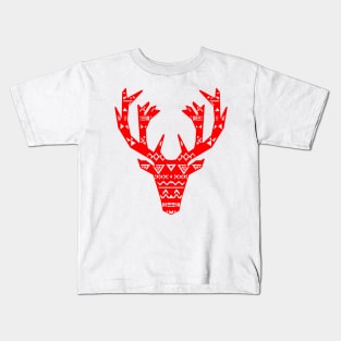 The Elk Adult red Kids T-Shirt